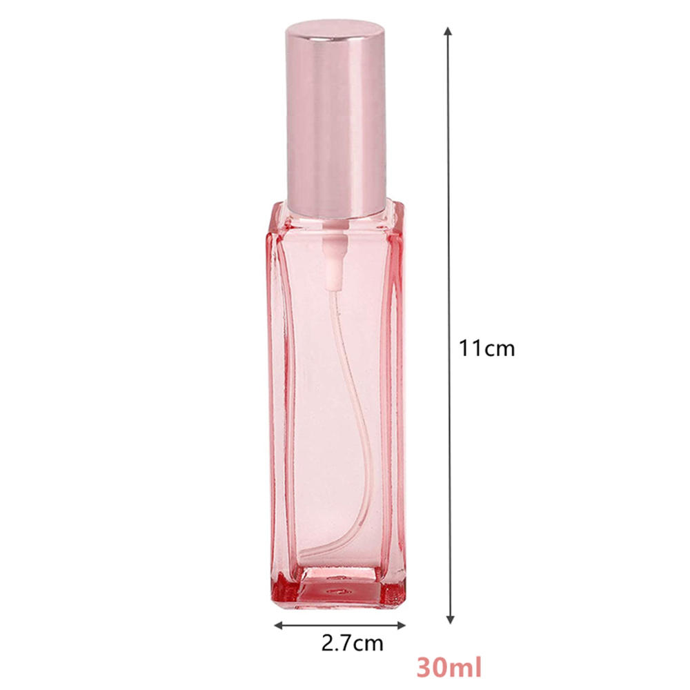 Bouteille de parfum bleu dégradé 5ml 9ml 20ml, flacon vide en verre, atomiseur de parfum, flacon d'échantillon, cosmétique de voyage rechargeable: GRIS FONCÉ