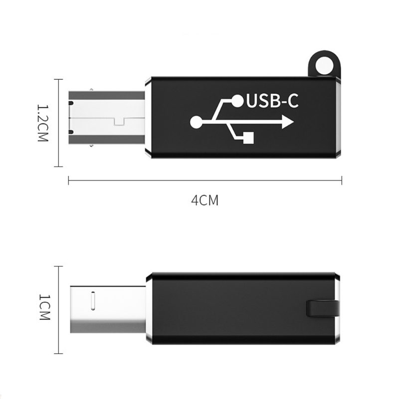 Nowy typ C żeński na USB B męski konwerter skanera męski Adapter konwerter konwertera do drukarki kontroler MIDI klawiatura pianina