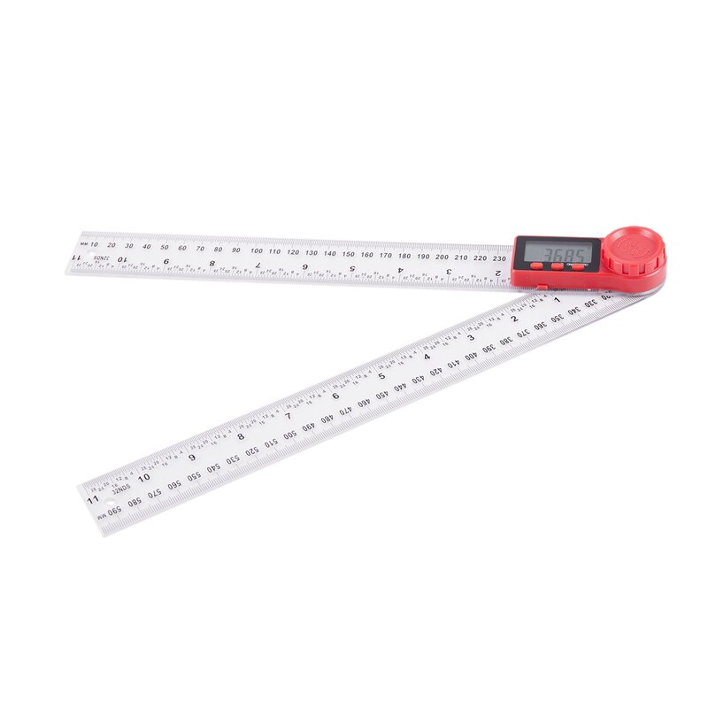 0-300mm Digital Meter Angle Inclinometer Angle Digital Ruler Electron Goniometer Protractor Angle Finder Measuring Tool
