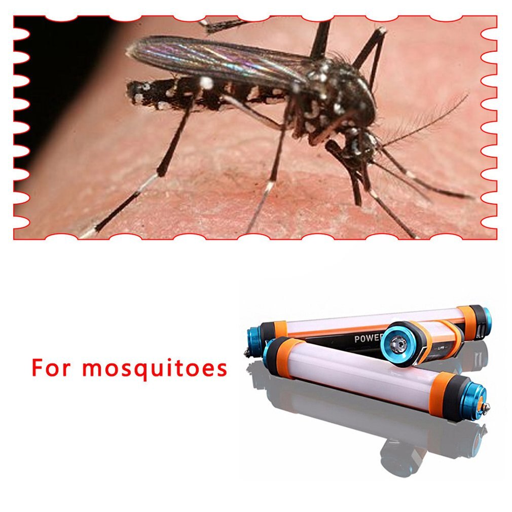 Camping Light Flashlight Waterproof Mosquito Repelling Camping Lantern Light Rechargeable Emergency Light Stick