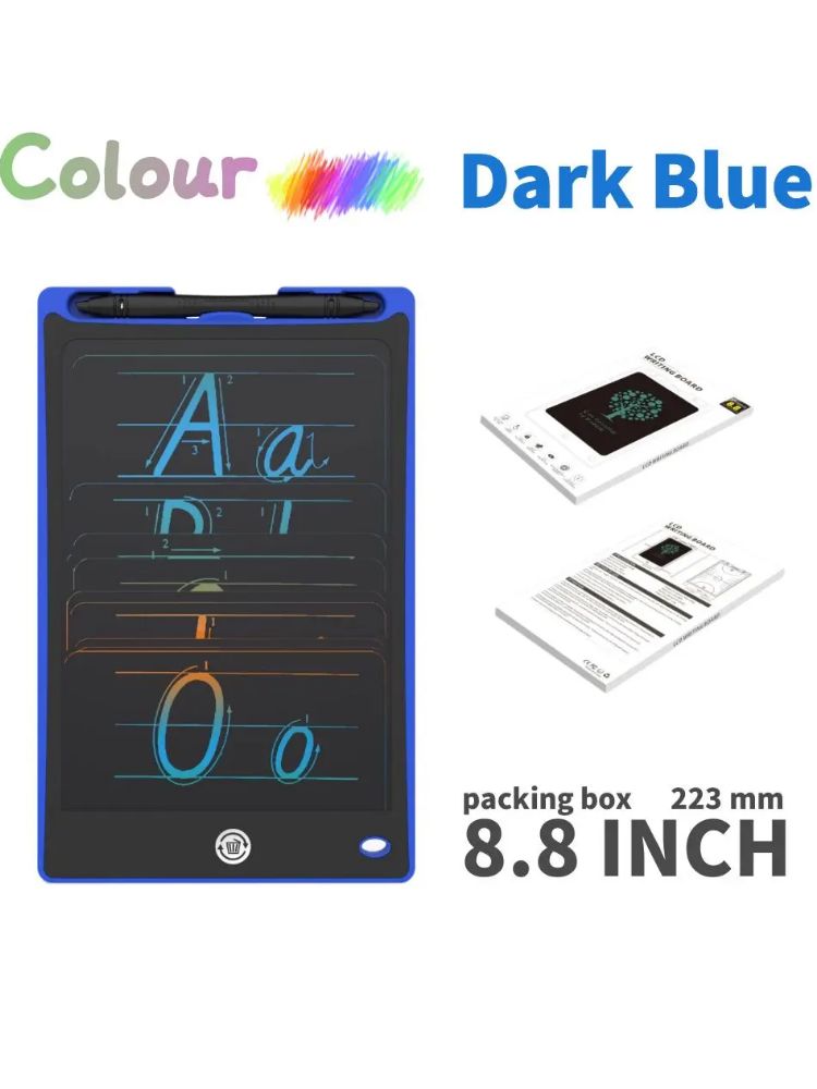 LCD Writing Tablet for Kids, Reusable Magic Drawing Board, Graffiti Sketchpad & Handwriting Blackboard, Eco-Friendly Educational: plum