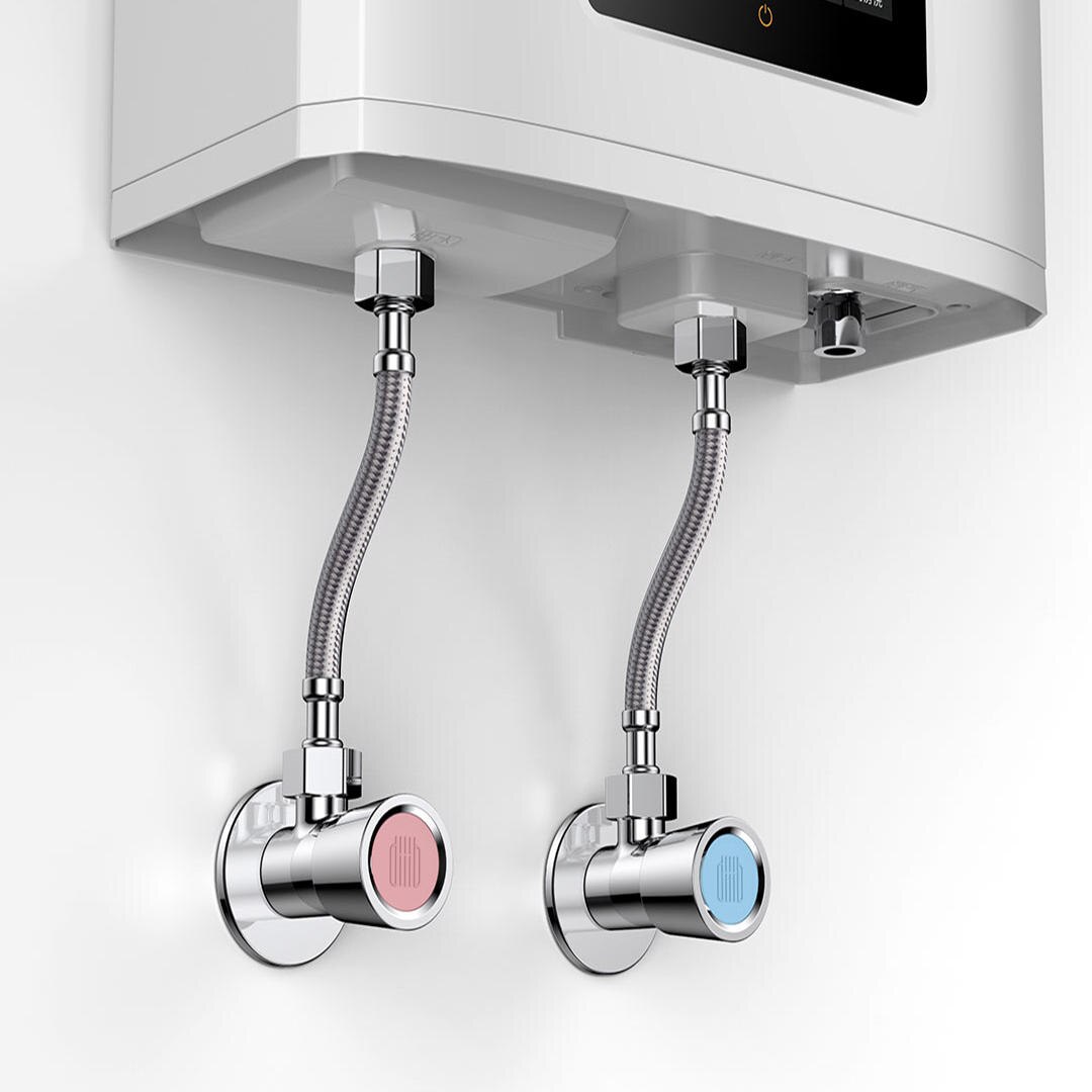 Diiib Copper Water Regulation Valve Cold Water Stop Valve G1/2 Kitchen Faucet Toilet Valve llaves de paso de agua para bano