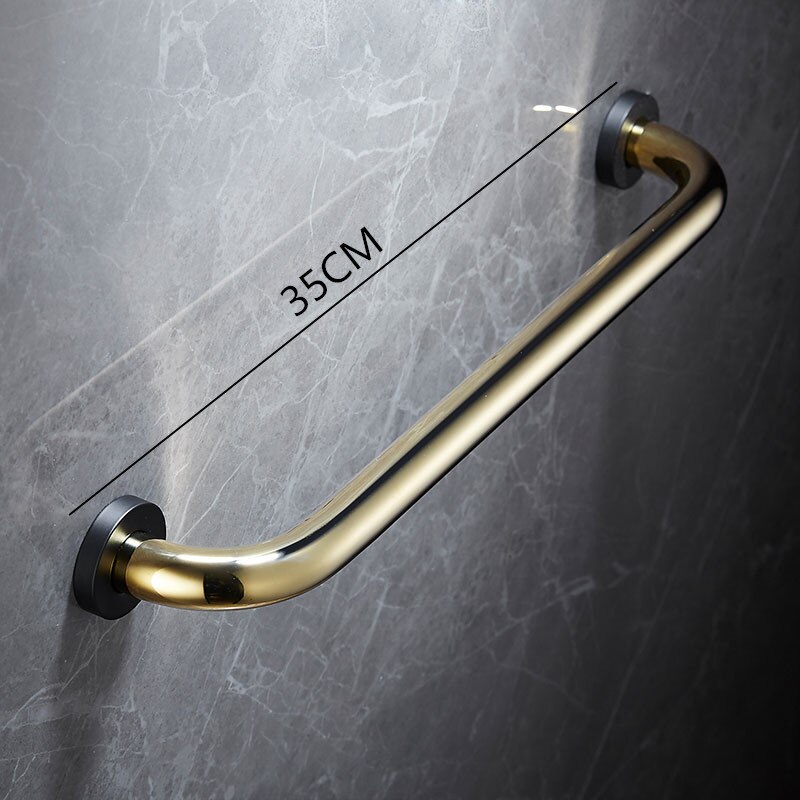 Soild Kupfer Badewanne Armlehne Schlecht Sicherheit Griff Schwarz Gold Schlecht Treppen Barriere Freies Ältere Gleitschutz Armlehne
