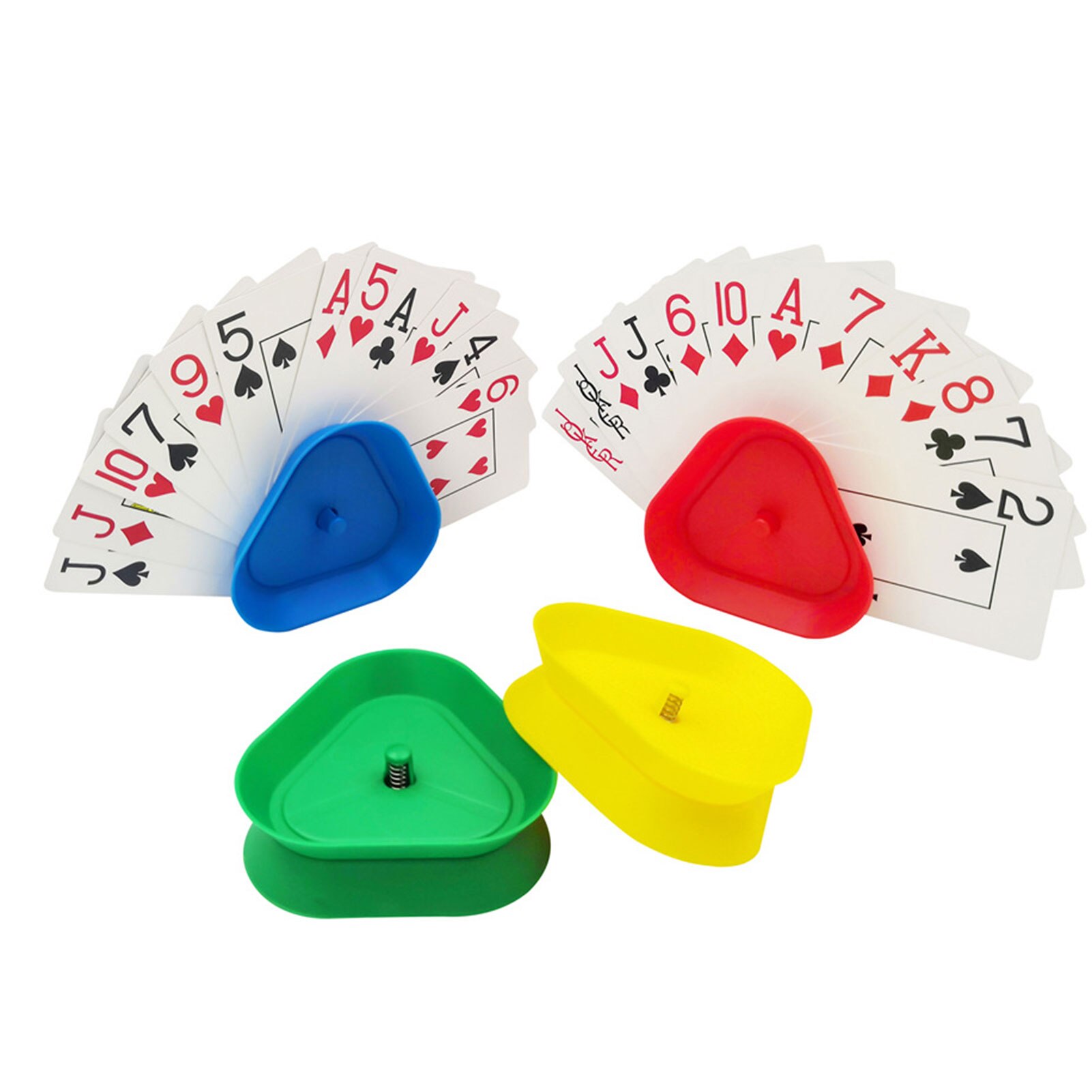 4 Stks/set Handsfree Poker Rack Poker Seat Speelkaart Houders Poker Stand Zetel Luie Poker Base Game Organiseert handen Spelen