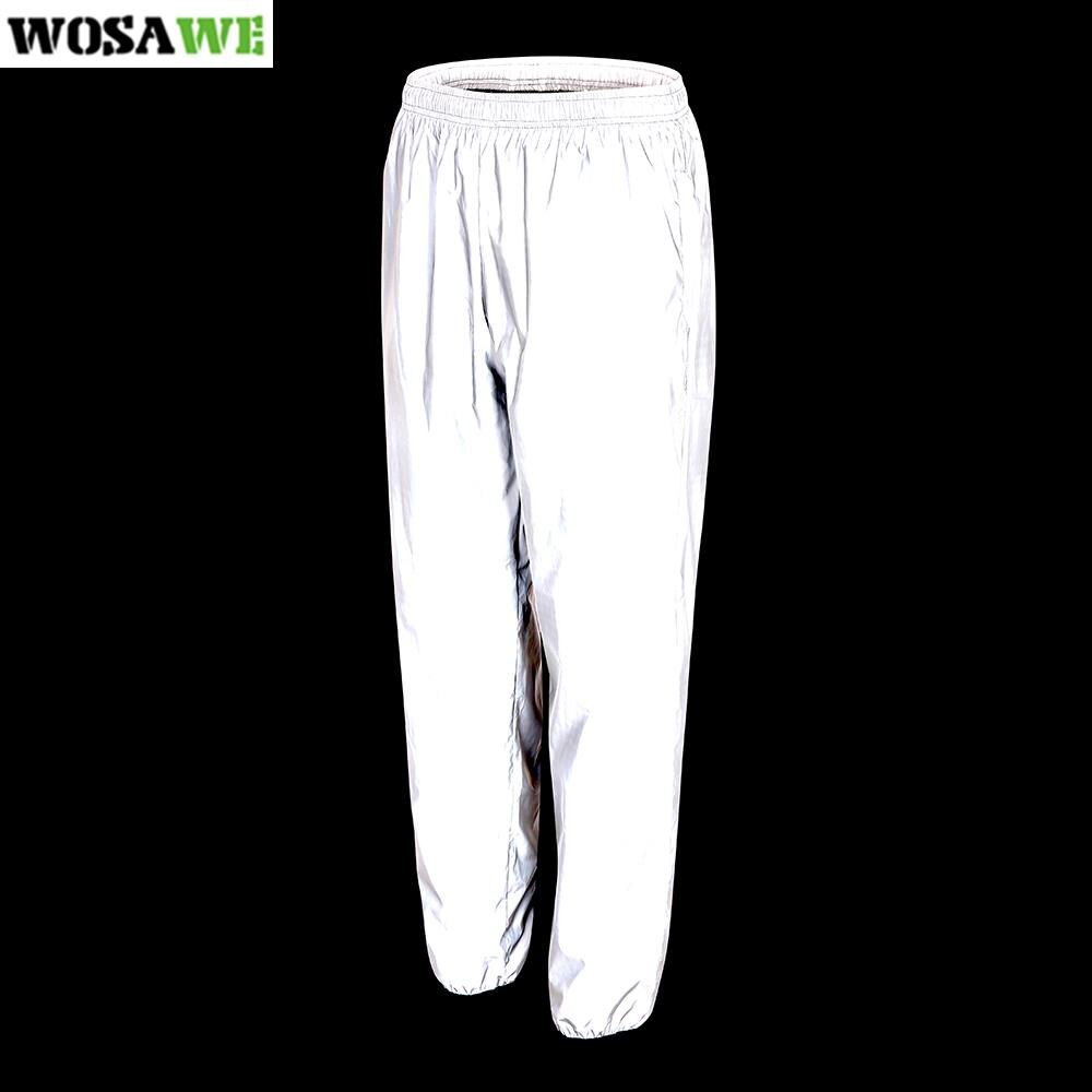 WOSAWE MTB Pant Ride Full riflettente impermeabile traspirante Mountain Bike Pant pantaloni da ciclismo uomo