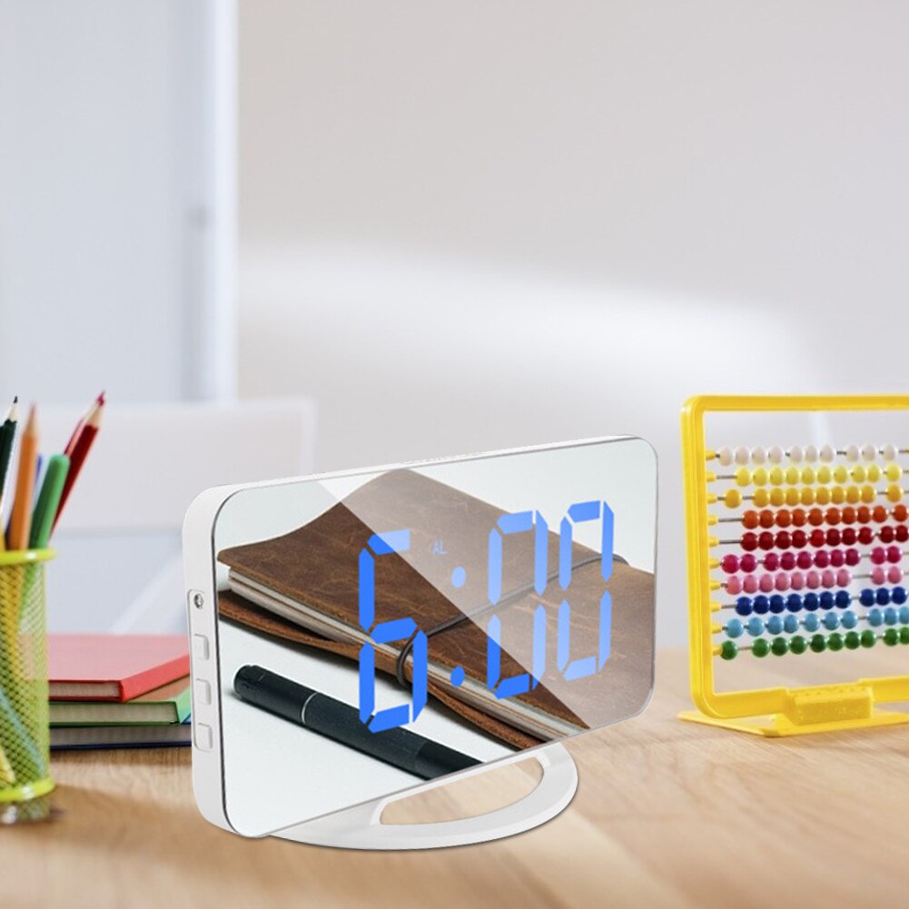 Desktop Electronic Table Clocks Desktop Clock LED Screen Digital Clock Automatic Photosensitive Electronic Alarm Clock