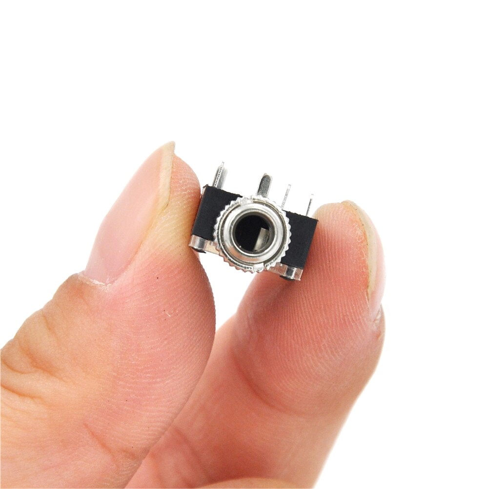 Conector de auriculares de 5 pines, Conector de toma de Jack estéreo hembra de 3,5mm, PCB, 10 unids/lote
