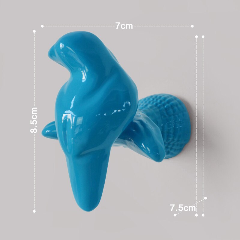 8 x 5 x 5cm watermuurhangers voor het ophangen van jassen, hoeden, kleding, wit/zwart/goud/rood/blauw/groen premium hars wandhaken p: R