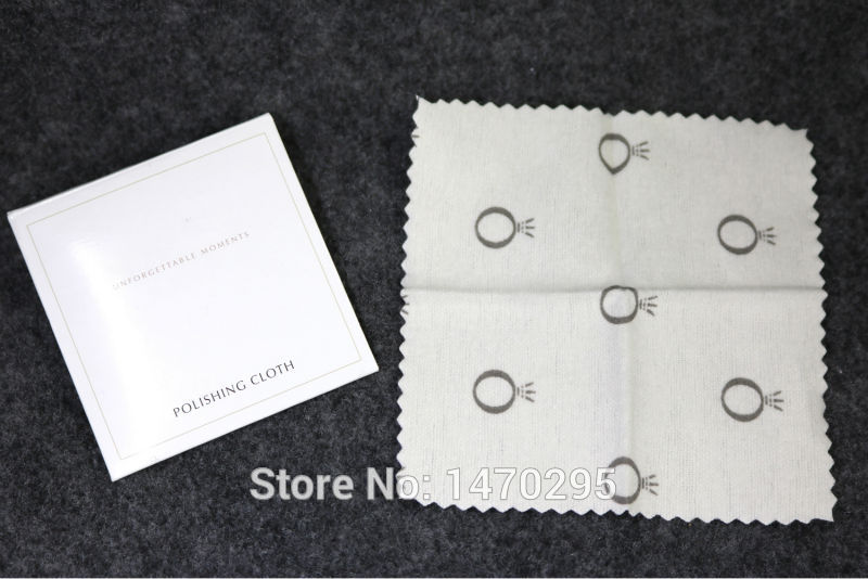 20Pcs Silver Polishing Cloth 10*10CM for Charms Bracelet Bangle Necklace Suitable Silver Jewelry