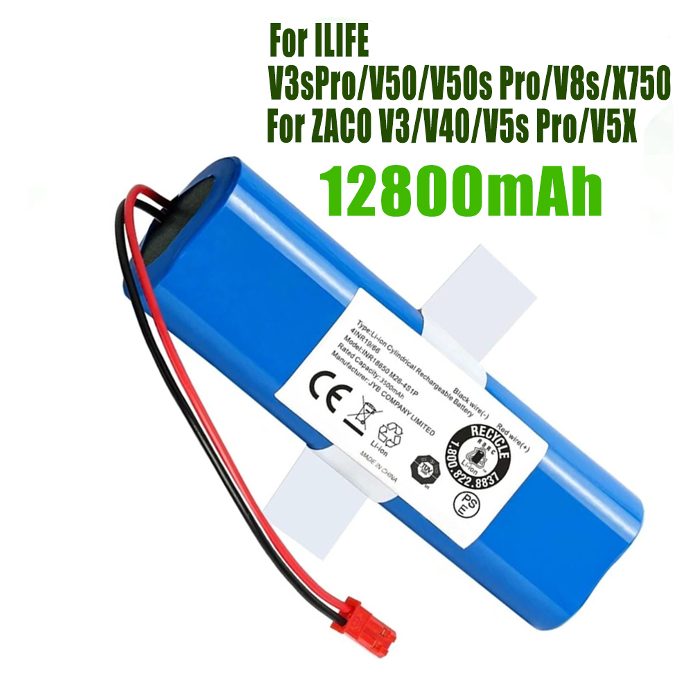 Original Li-Löwe-Akku für ILIFE V3s Profi, V5s Profi, V8s, V8 Plus, V80, V80 Max, V80 Profi, V3s Max 18650 2600 mAh 14,4 V PX-B010
