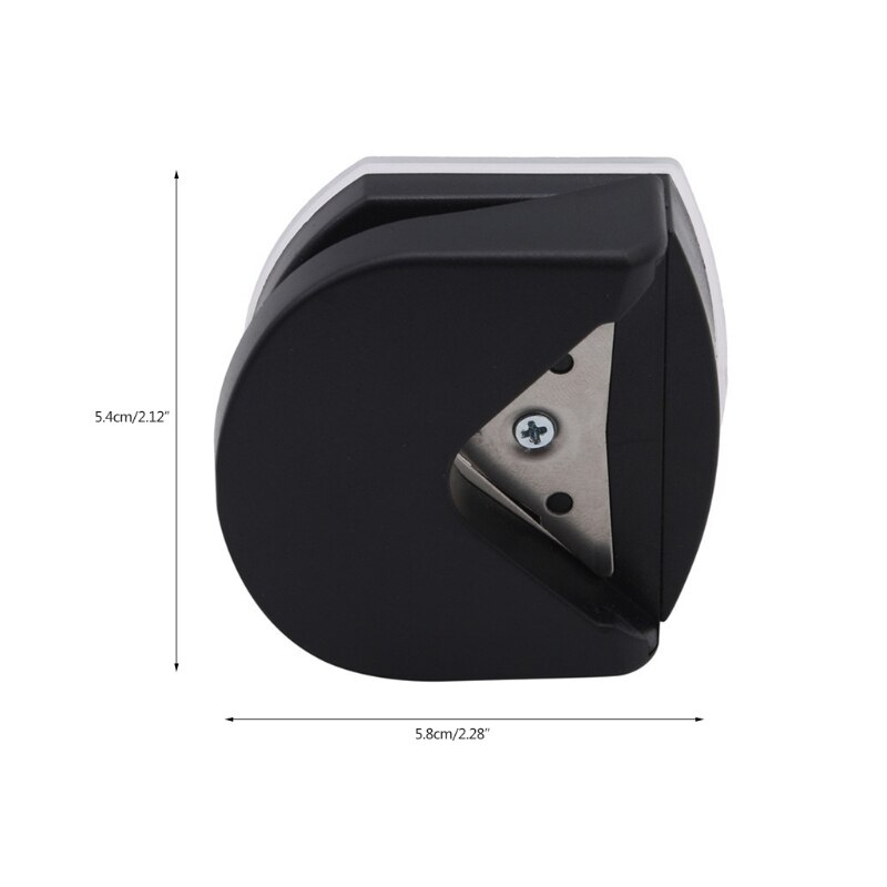 Eckenrunder für visitenkarten, eckenschneider für fotos, abs-folie, foto-eckenrunder 4mm
