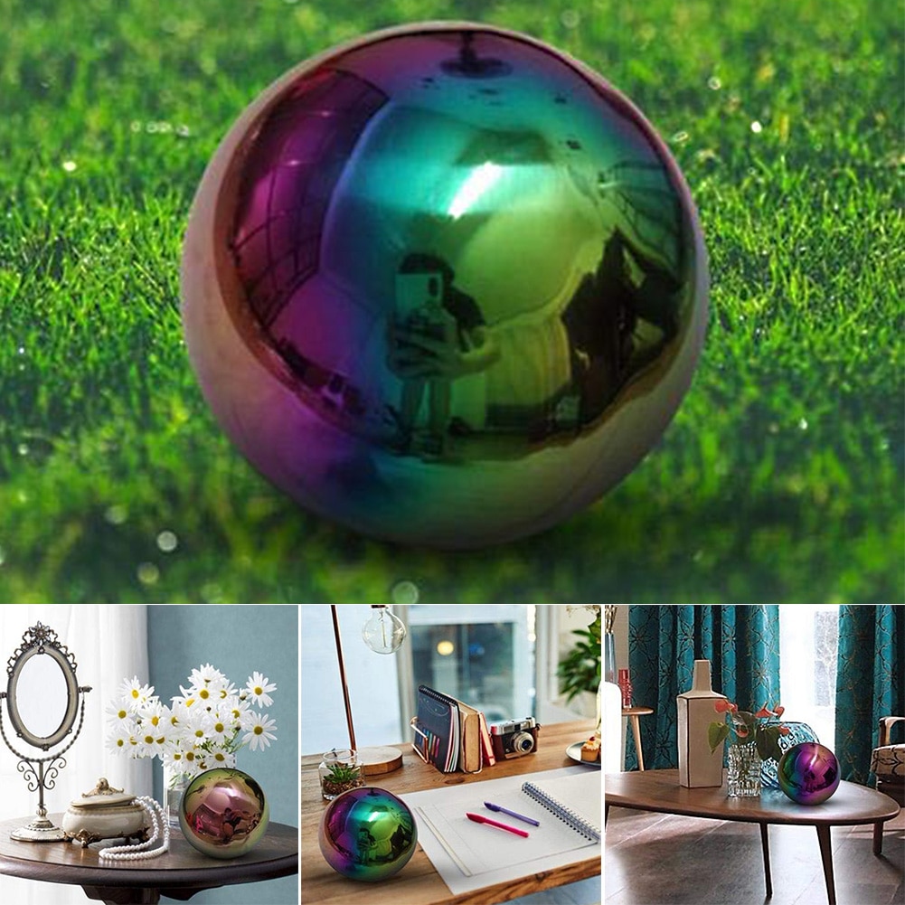 Home Decoration Glitter Disco Mirror Ball Craft Sphere Seamless Stainless Steel Dance Hotel Ornament Party