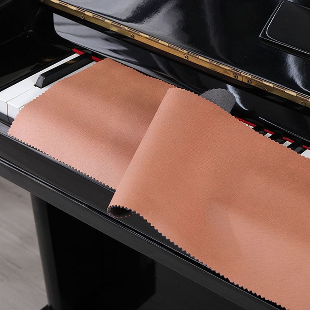 Technology Cloth Piano Dust Cover Dirt-Proof Anti Dust Piano Protective Cover Soft Texture 88 Keys Keyboard Piano Case: Teak Color