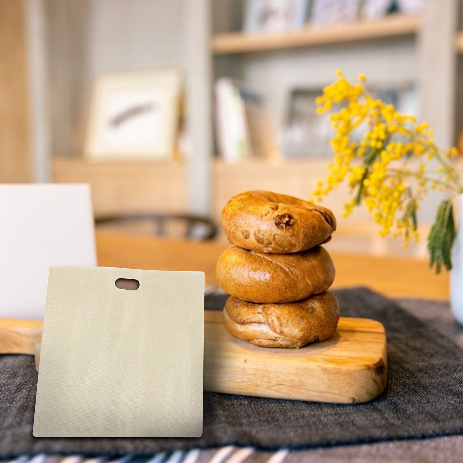 1PC Reusable Toaster Bag Non Stick Bread Bag Sandwich Bags Fiberglass Toast Microwave Heating Pastry Tools Kitchen Tools