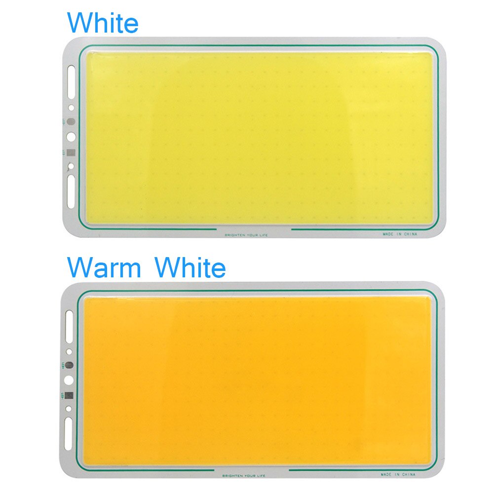 12v 70w 7000lm ledet panel stripe kolbe lys lampe balansert 220 x 113mm hvit/varm ali 88