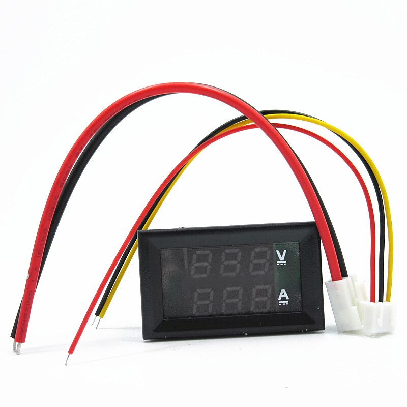 DC0-100V 100A LED DC Dual Display Digital Current and Voltage Meter