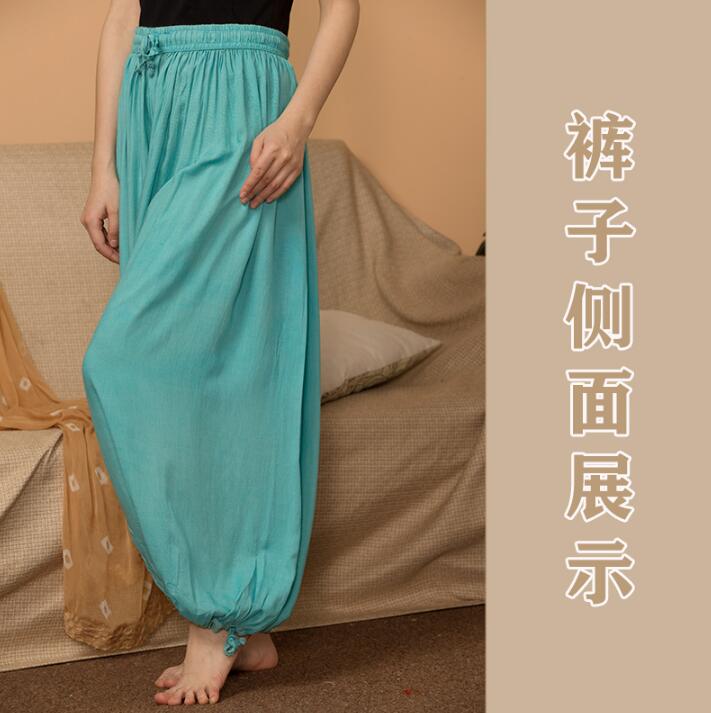 8 couleurs inde femme traditionnelle pantalon large Style ethnique printemps été bas mince pour femme pantalon de danse