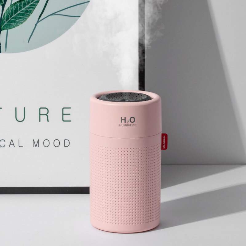 750ML Wireless Air Humidifier Diffuser Protable USB Rechargeable Mini Electric Cool Mist Humidifier With LED Night Light