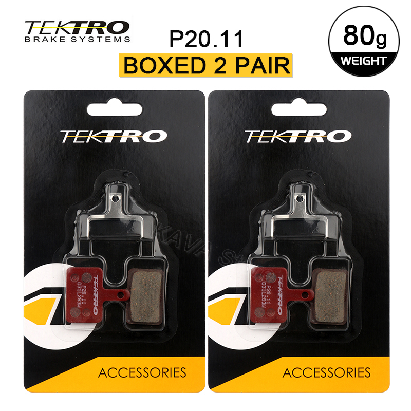 TEKTRO E10.11/P20.11 Pastiglie in ceramica metallica MTB strada Pastiglie freno a discoteca pieghevoli per bicicletta per Shimano MT200 M375 M285 M515