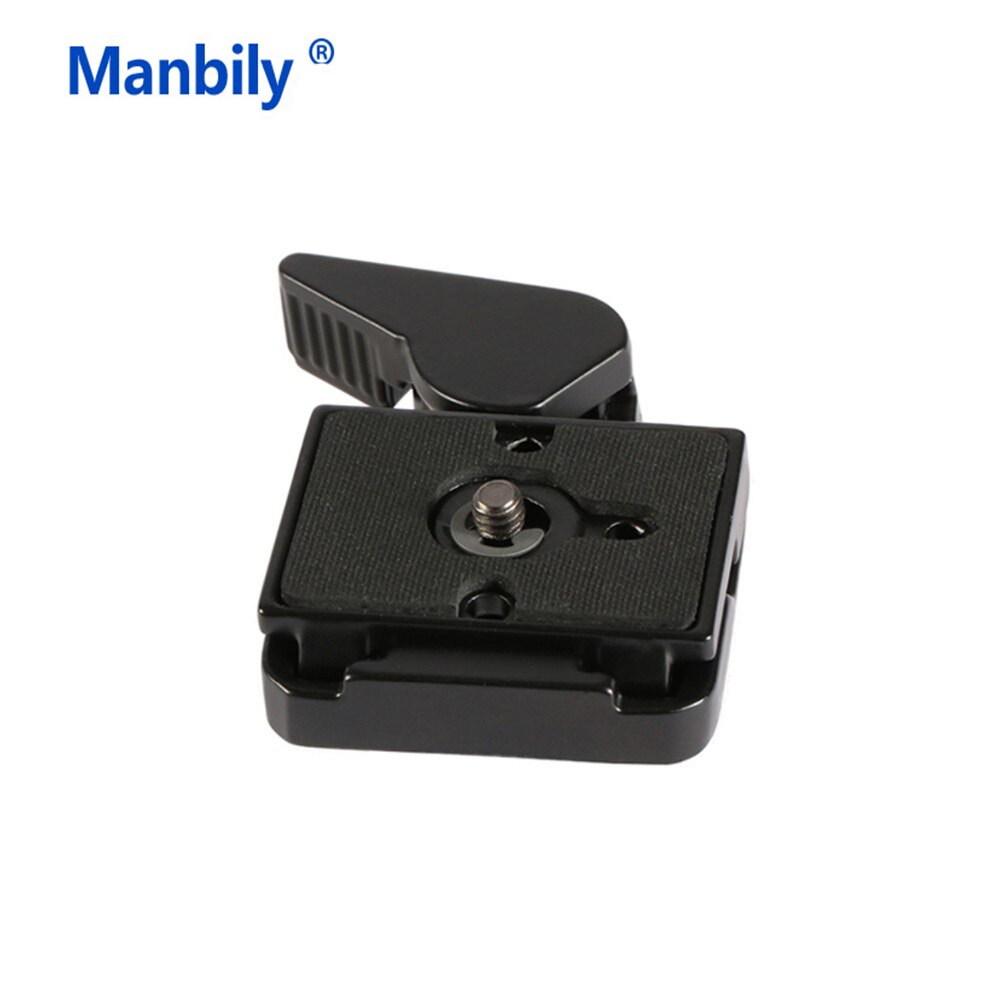 Manbily 52*41mm Quick Release Plaat en QR Klem 1014B Compatibel voor Manfrotto Balhoofd Statief Quick Schoen camera Plaat