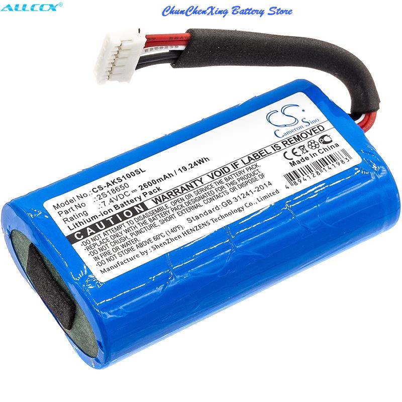 Cameron Sino 2600mAh Batteria 2S18650 per Anker SoundCore Boost