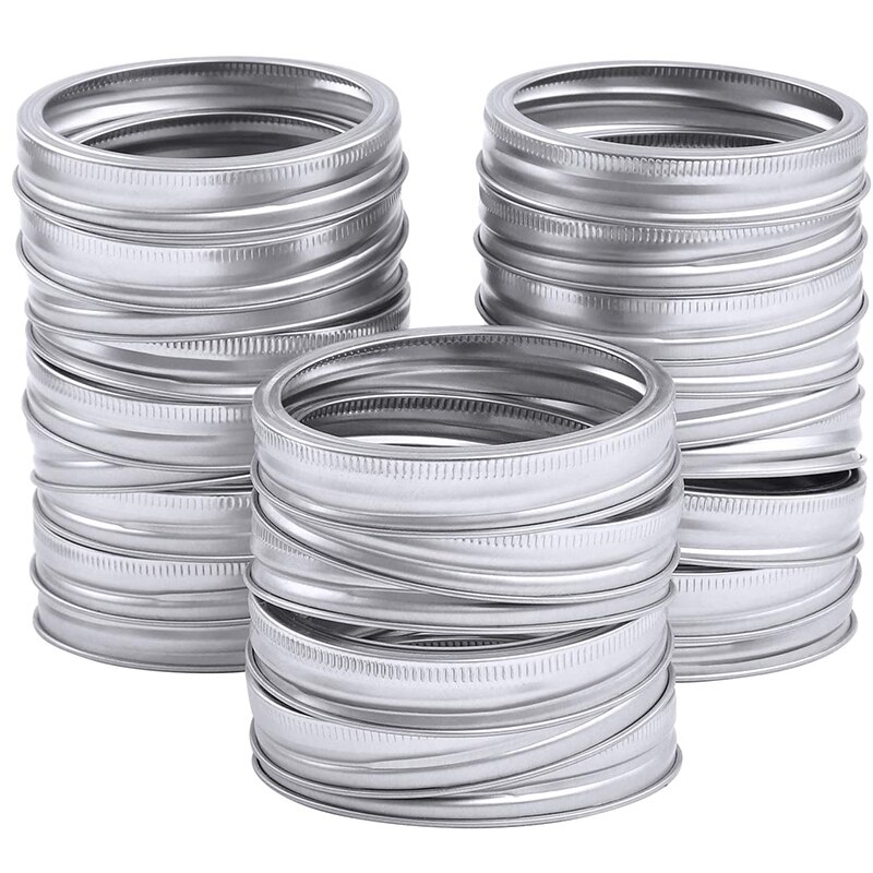 Fresh-keep Lids 10/12PCS Tinplate Sealing Lid Glass Jar Storage Canning Lid Wide Mouth Lids Kitchen Food Container Covers