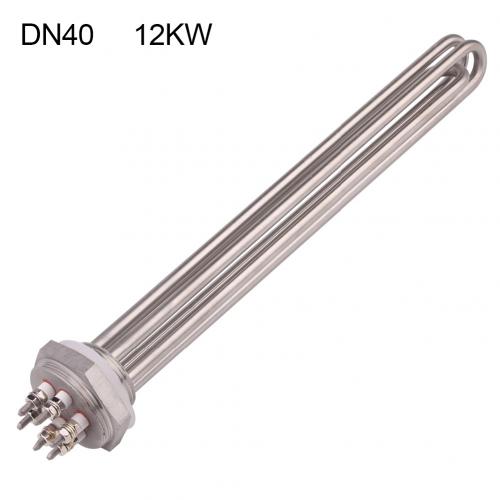 Bsp DN32/DN40 Draad Rvs Elektrische Verwarming Pijp Element Vervanging Elektrische Verwarming Element Tri-Clamp Aansluiting