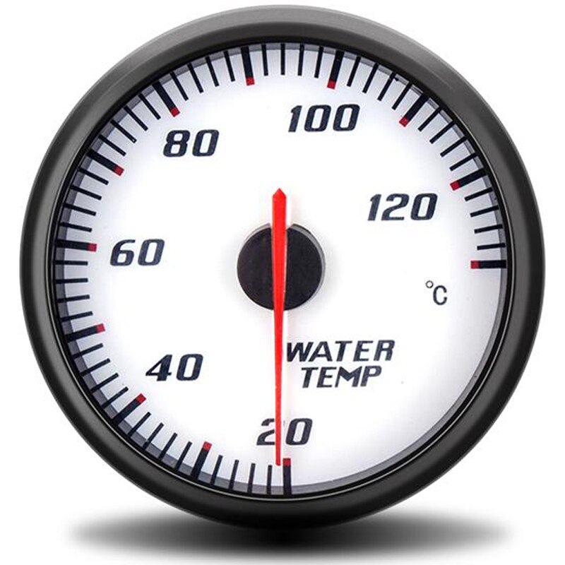 60mm Tachometer Boost Vacuum Water Temp Oil temperature Oil Press Voltage Air Fuel Ratio EGT Gauge Black Case gps speedometer: water temp gauge