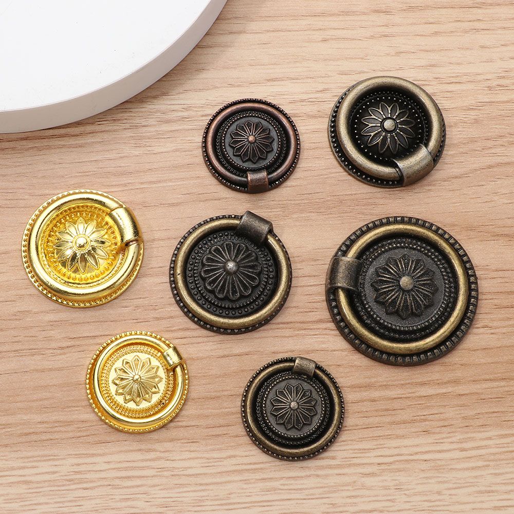 1pc Bronze- Schmuck Kasten Knöpfe Möbel Griff Schrank Schublade Knöpfe Schrank Griff Kommode ziehen Kleiderschrank Zieht Griff