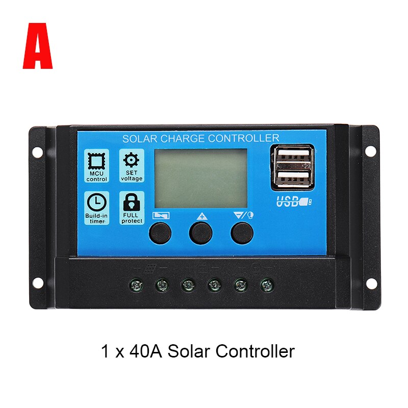 Fotovoltaïsche Zonnepaneelkit 400w 600w 800w 1200w, 12v-24v Hoog Rendement Monokristallijn Fotovoltaïsche Zonnepaneelkit 400w 600w 800w 1200w, 12v-24v Hoog Rendement Monokristallijn
