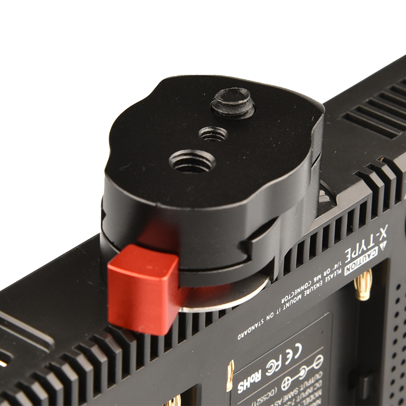 Quick Release Plate Mini Field Monitor Quick Release Plate for LCD Monitor Magic Arm LED Light Camera Camcorder Rig r25