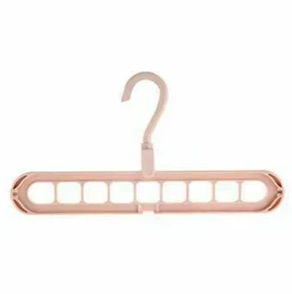 Cintres multiports magiques pour le séchage des vêtements, support en plastique T1, rangement, 1/2 pièces: Rose