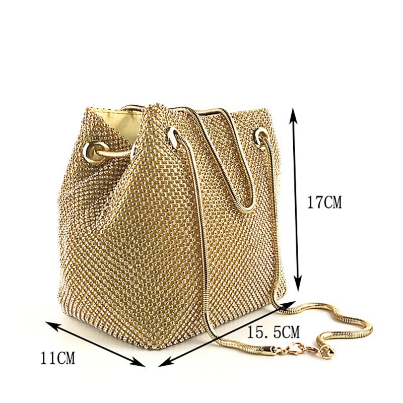 Pochette da sera borsa da donna di lusso borse a spalla borse con diamanti borsa da festa per signora borsa piccola borsa in raso bolsa feminina