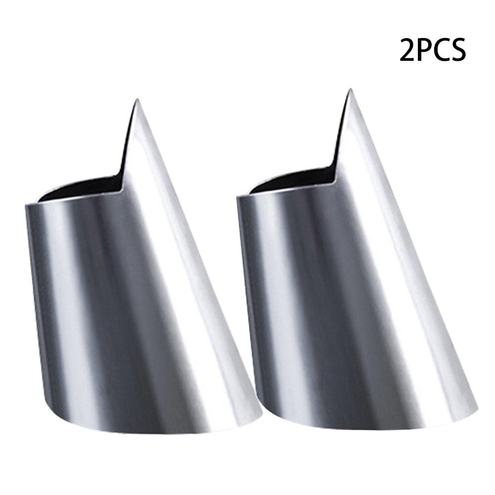 Adjustable Vegetable Harvesting Cutter Anti-Cut Metal Finger Cover Practical Harvesting Device Hand Protector Gardening Tools 3p: 2pc