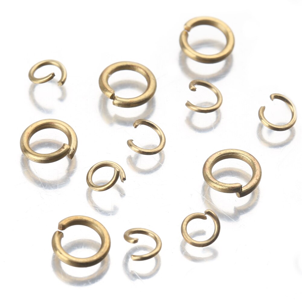 Anillos De Salto Chapados En Hierro De Tamaño Mixto Sin Sold