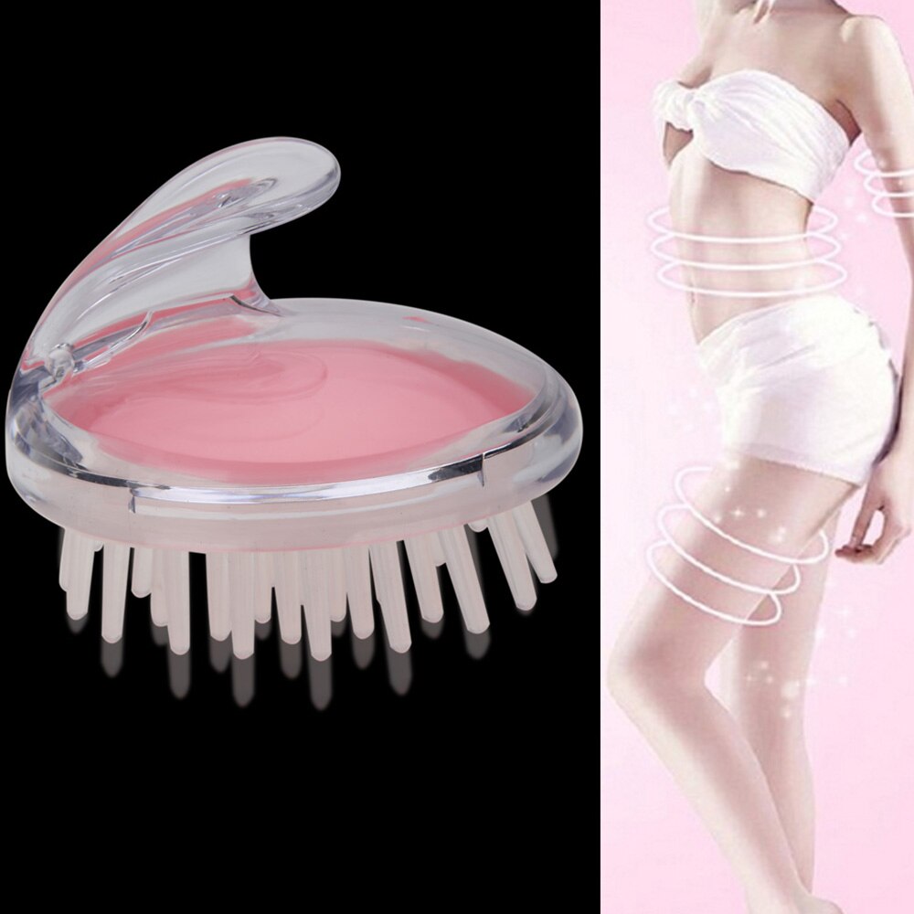 1 Pcs Spa Haar Borstel Siliconen Shampoo Grove Kam Haar Wassen Kam Hoofdhuid Massage Afslanken Zachte Borstel Hoofd Body massage