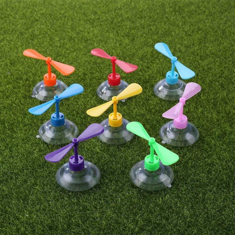 5pcs Take Koputa Helmet Hopter Propeller Fun Helmet Suction Cup Rotating Bamboo Dragonfly Motorcycle Helmet Accessories