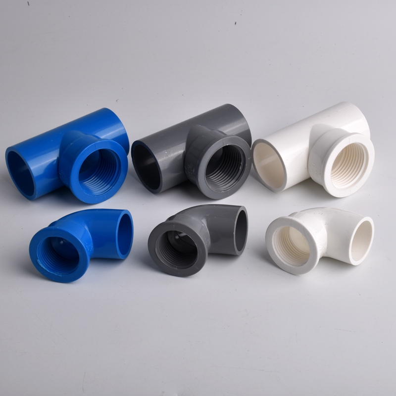 1/2 "3/4" 1 "Binnendraad Tot 20-32mm PVC Elleboog Pijp Connector Eindkap, aquarium Aquarium Tuin Watering Tee Buis Gezamenlijke Fittings