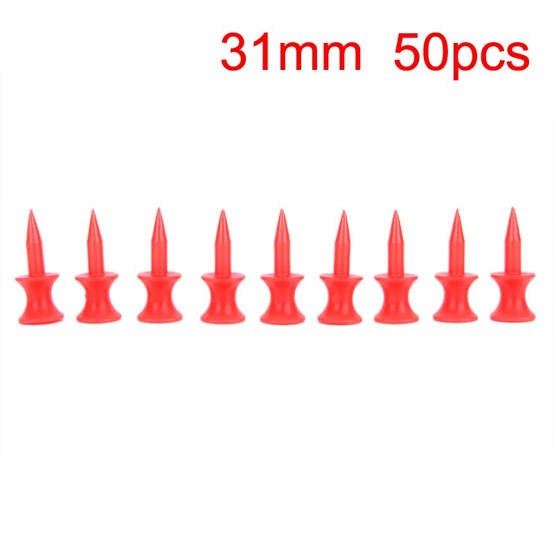 50Pcs/set Plastic Golf Tees Golf Training Aids Outdoor Golfer Accessory For Golfer Portable Golf Tees