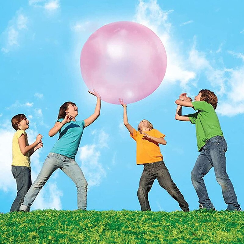 Portable Water Filled Balls Lightweight Inflatable Bubble Ball Suitable for Outdoor Pool Garden Beach N66