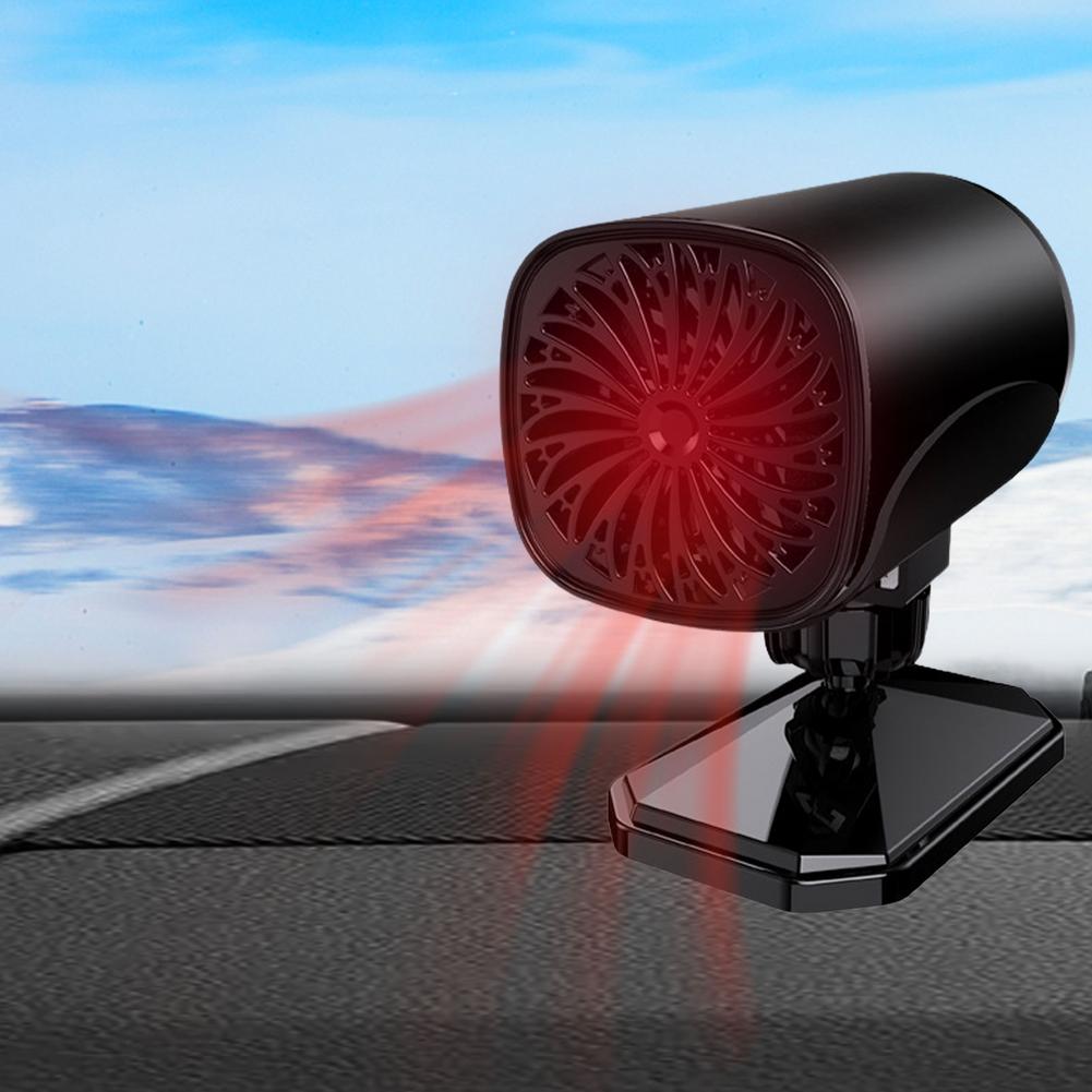 12V/24V 120W Auto Draagbare Elektrische Droger Voorruit Defogging Sneeuw Voorruitverluchting Ontdooier Winter Warmer Verwarming koelventilator