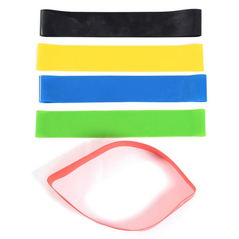 Yoga Resistance Bands Stretch Band Ring Shape Elastic Loop Leg Resistance Strength Training Accessories