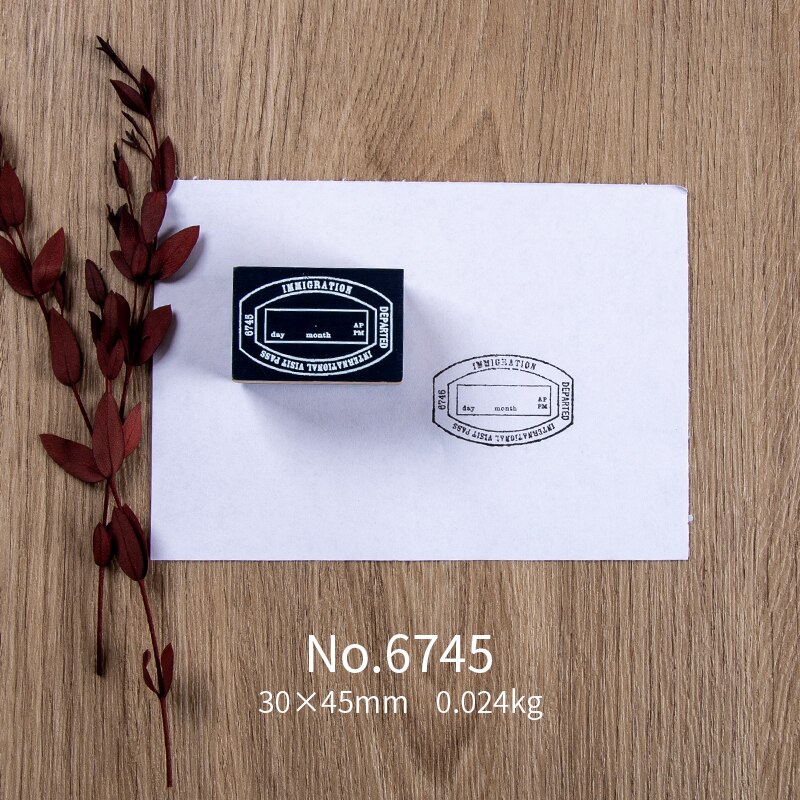 Vintage Stempel Collection Poststempel Label Houten Stempels Voor Scrapbooking Handgemaakte Kaart Diy Stempel Fotoalbum Craft: 7