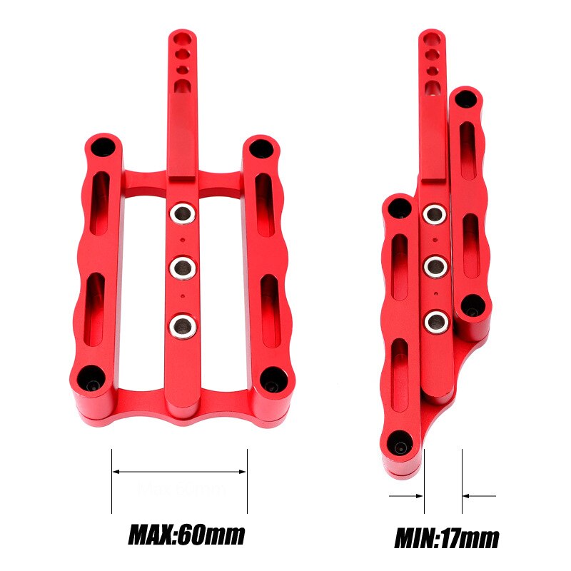 BGASNW Dowel Jig Kit, Doweling Jig for Woodworking, Self-centering Line