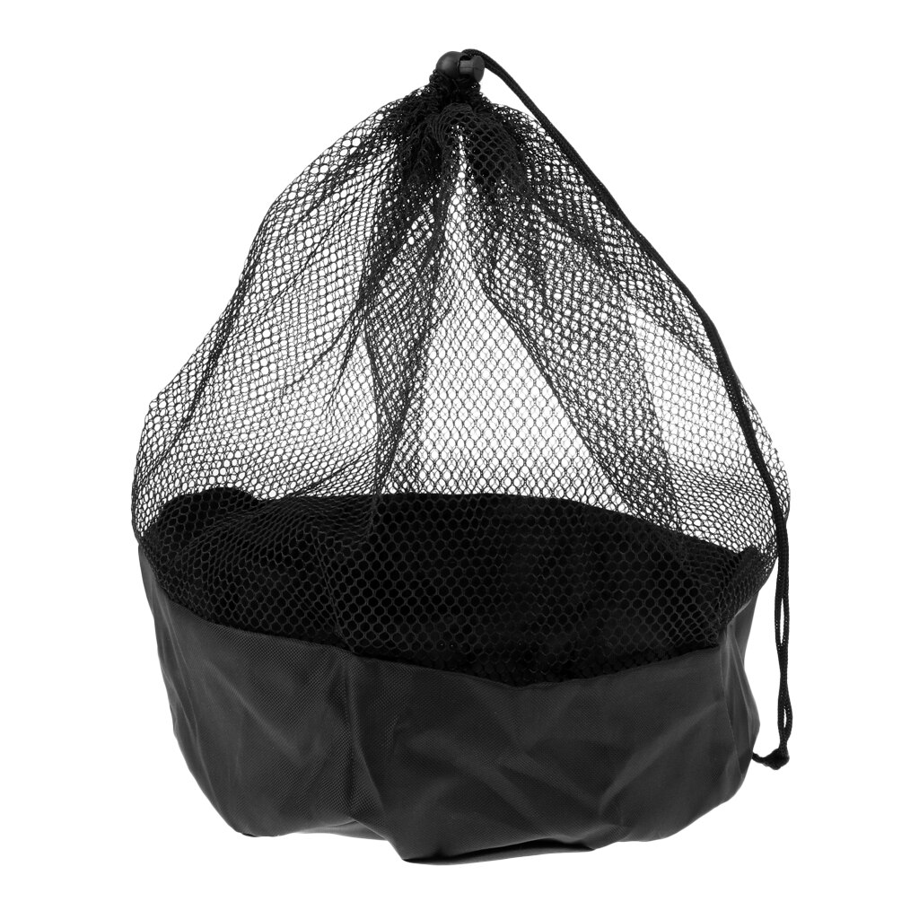 Sports field marker cones football football training mesh drawstring carrying bag