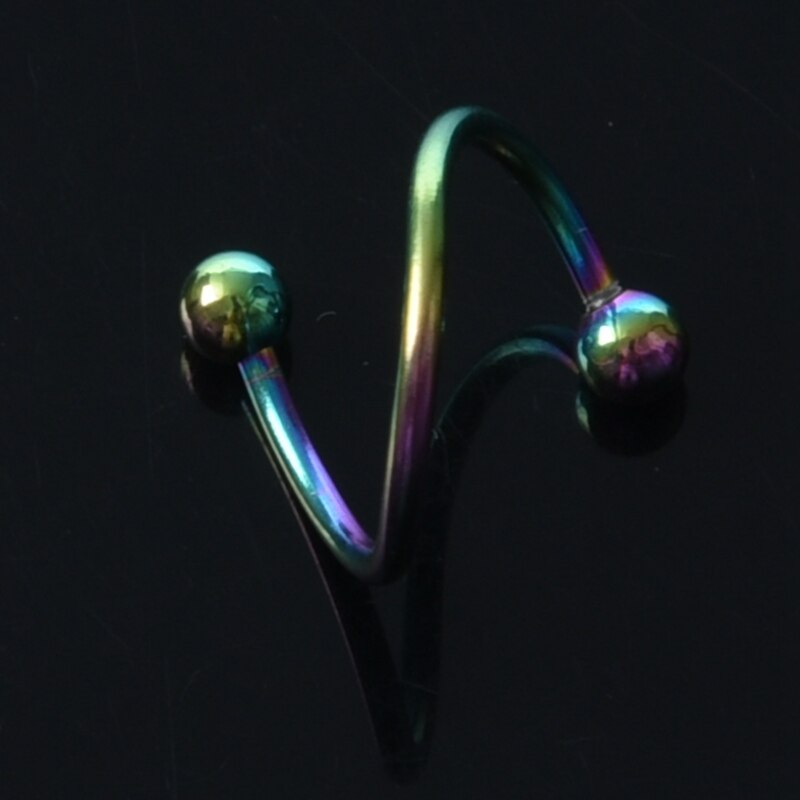 Edelstahl Flexo Twist Helix Knorpel Ring Ohrring Piercing Viele Multicolor
