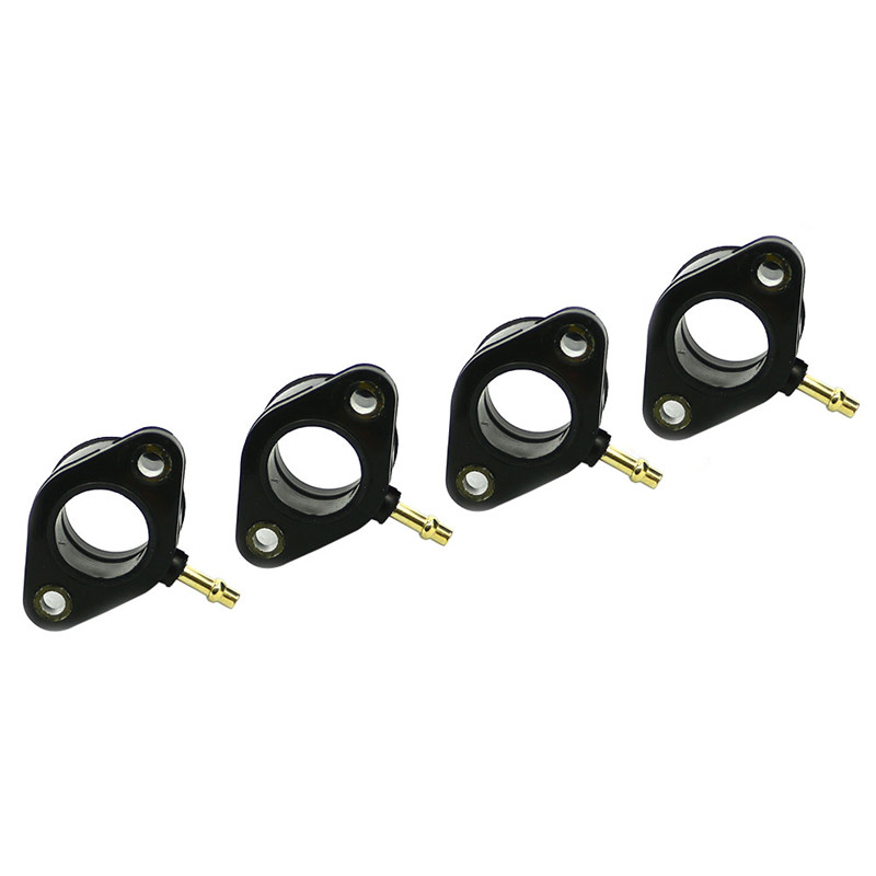 Isolador da colagem da relação da entrada do manifoid do carburador de 4 pces para kawasaki z400 z500 kz550 1980-1983 1981 1982 z 400 500 kz 550