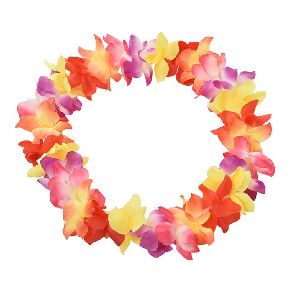 108 cm Flower garland Hawaiian Hula Cloth Garland necklace Party Beach Decor Home decor + Plastic: colorful