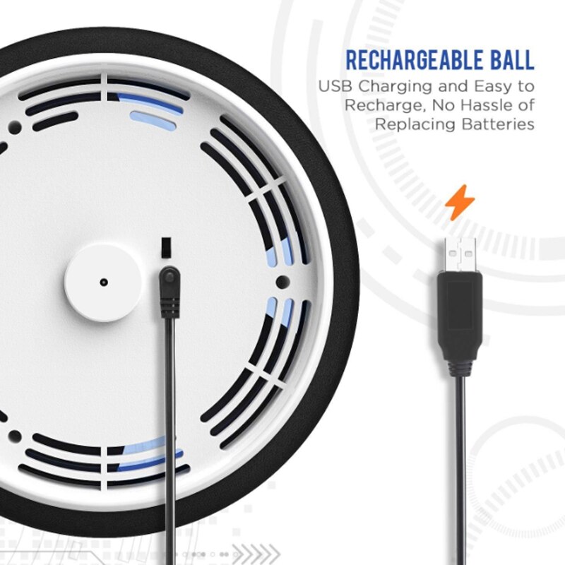 Elektrische universele usb-oplaadbare voetbalgordel voor kinderen, 2- doelgordel, opblaasbare voetbal