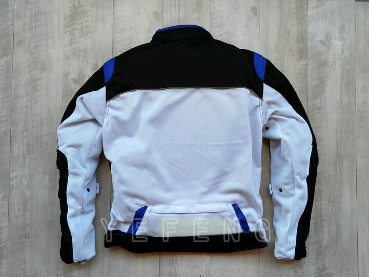 Motorcycle Sports Textile Summer Mesh Blue Red Riding Jacket for YAMAHA Racing Sportswear Motorbike Clothing